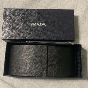 NEW Navy Blue Prada glasses case